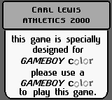 Game Boy Error Message