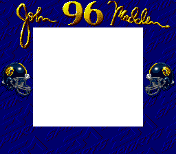 Madden '96 - Super Game Boy Border