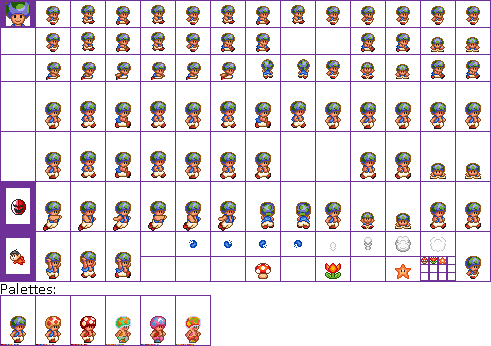Super Mario Bros. Crossover - Toad - Super Mario All-Stars: Super Mario Bros. 2