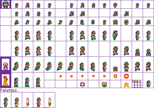 Super Mario Bros. Crossover - Luigi - Super Mario All-Stars: Super Mario Bros.