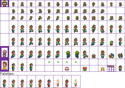 Super Mario Bros. Crossover - Luigi - Super Mario All-Stars: Super Mario Bros. 3