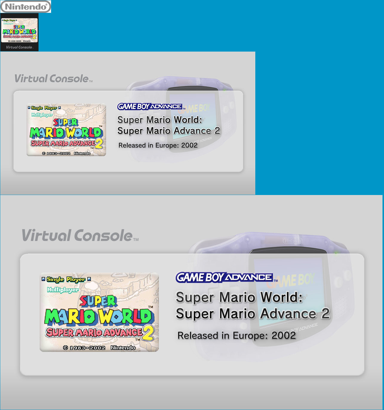 Virtual Console - Super Mario World: Super Mario Advance 2
