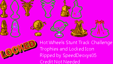 Hot Wheels: Stunt Track Challenge - Trophy Icons