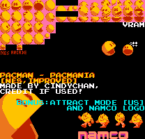 Pacman - (Pac-Mania) (NES) Improved