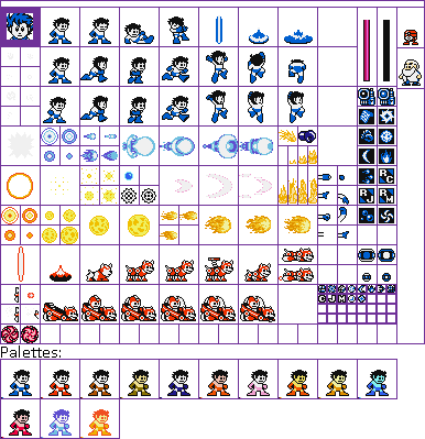 Mega Man (Helmetless) - Rockman Battle & Fighters