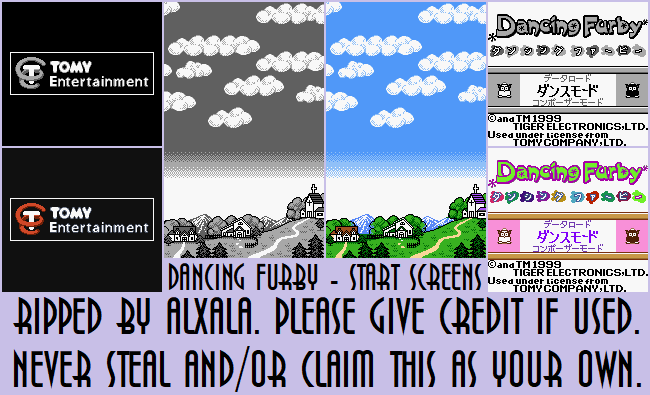 Dancing Furby (JPN) - Start Screens