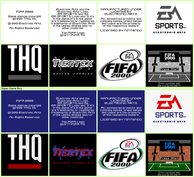 Company Logos & Title Screen (GB & SGB)