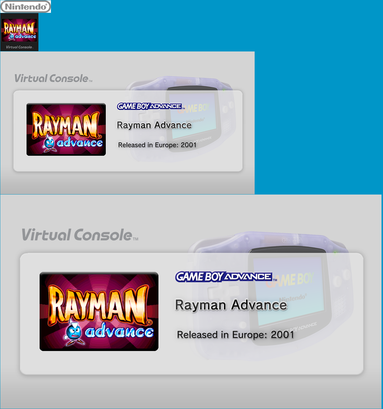 Virtual Console - Rayman Advance