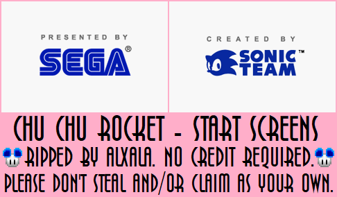 Chu Chu Rocket - Start Screens