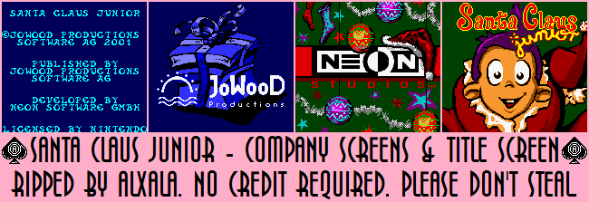 Santa Claus Junior - Company Screens & Title Screen