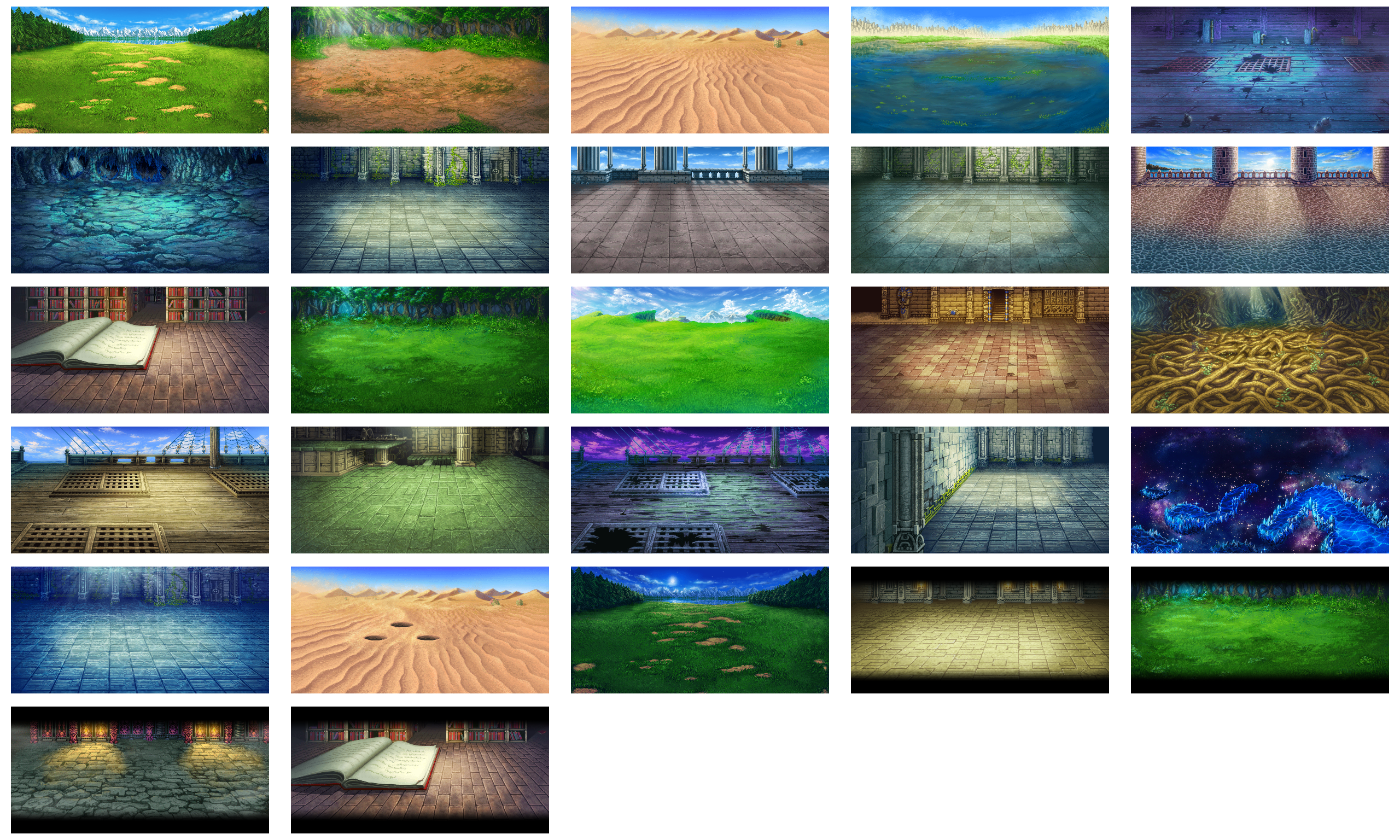 Battle Backgrounds (Static)