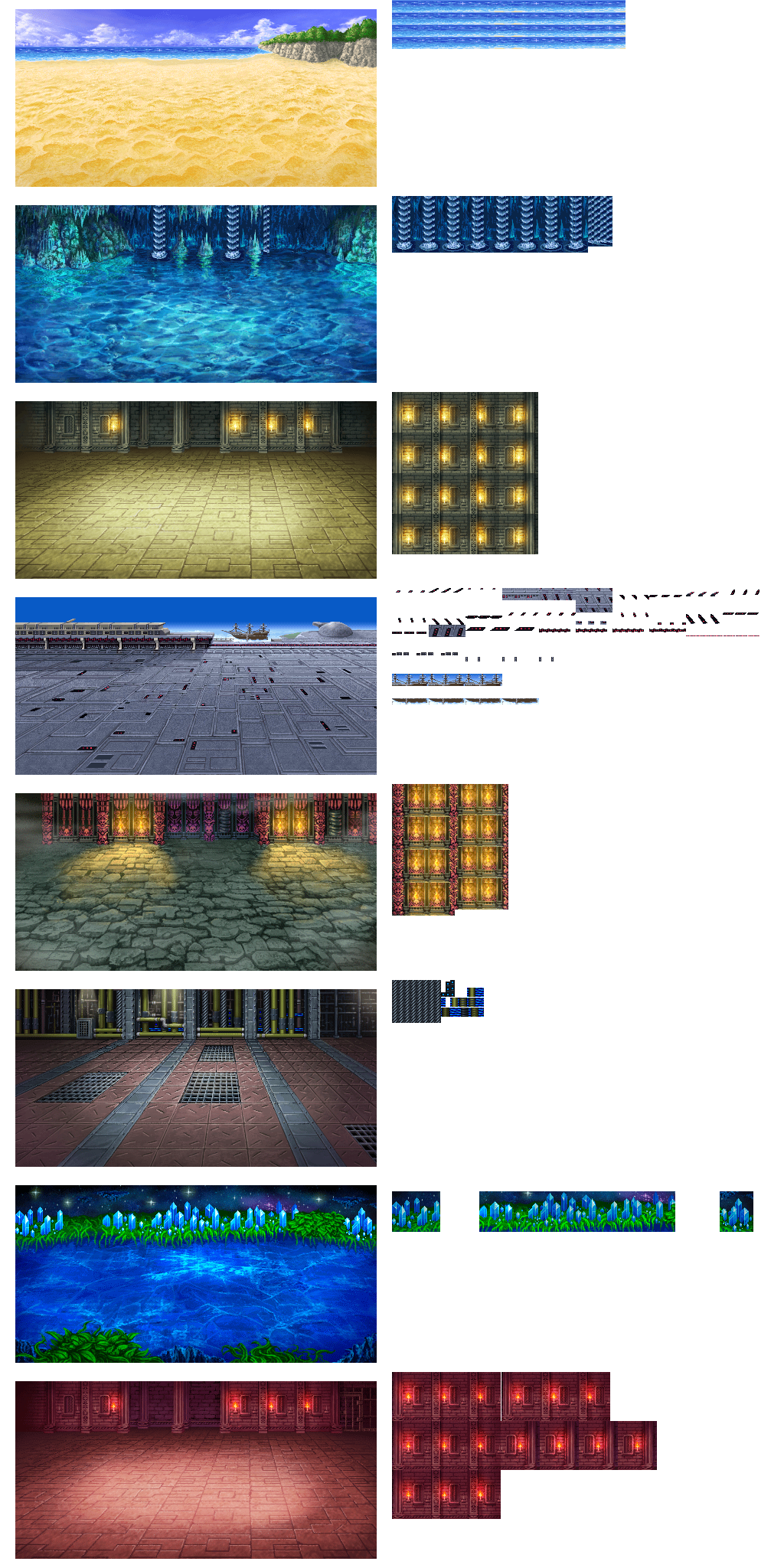 Final Fantasy 5 (Pixel Remaster) - Battle Backgrounds (Animated)