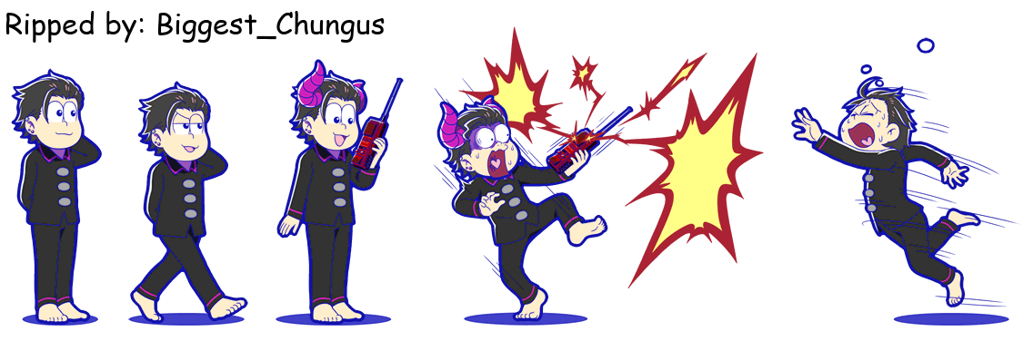 Osomatsu-san Hesokuri Wars: Battle of the NEETs - Todomatsu (Akuma Worker: Pajama)