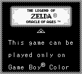 Game Boy Error Message