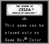 Game Boy Error Message