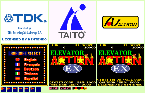 Company Logos, Language Select & Title Screen