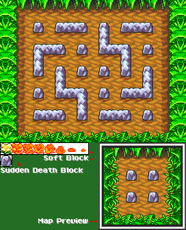 Bomberman '94 (JPN) - Stage 4 - Forest