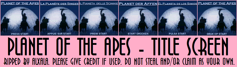 Planet of the Apes - Title Screen