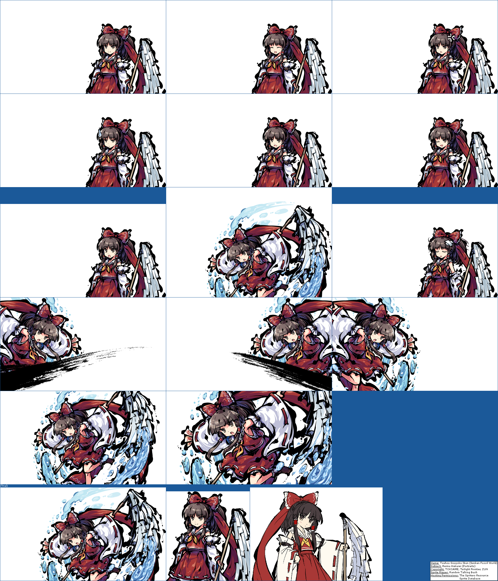 Reimu Hakurei (Portraits)