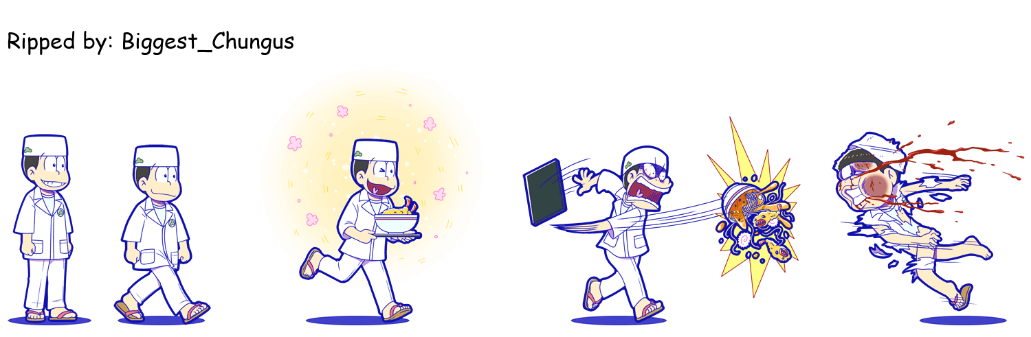 Osomatsu-san Hesokuri Wars: Battle of the NEETs - Osomatsu (Soba Restaurant)