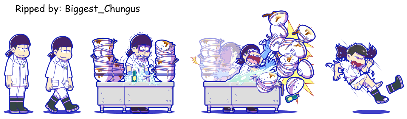 Osomatsu-san Hesokuri Wars: Battle of the NEETs - Ichimatsu (Soba Restaurant)