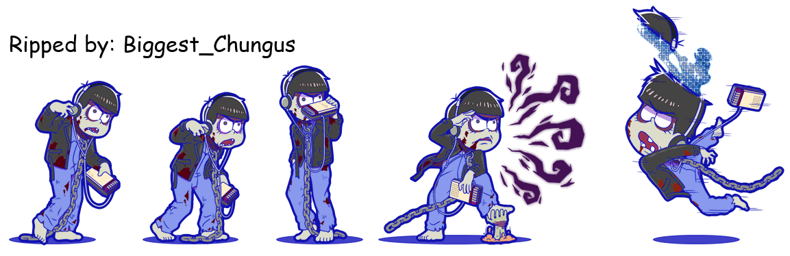 Osomatsu-san Hesokuri Wars: Battle of the NEETs - Karamatsu (Zombie)