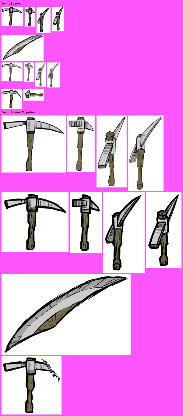 Don't Starve / Don't Starve Together - Pickaxe