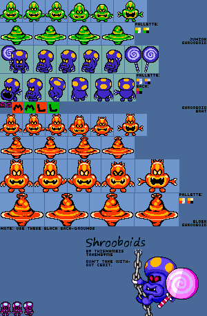 Mario & Luigi Customs - Shrooboids (SMB3-Style)