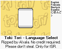 Toki Tori - Language Select