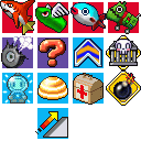 Bomberman Kart - Items