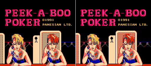 Peek-A-Boo Poker (Bootleg) - Title Screen