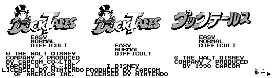 Duck Tales - Title Screen