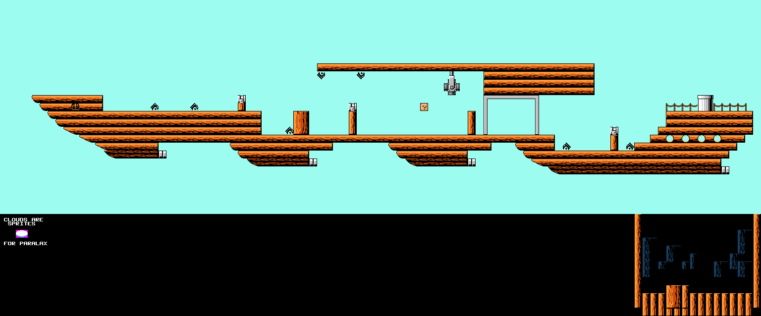 Super Mario Bros. 3 - Stage 1-Airship