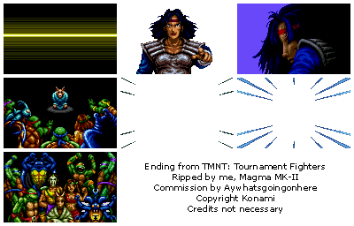 Teenage Mutant Ninja Turtles: Tournament Fighters - Endings