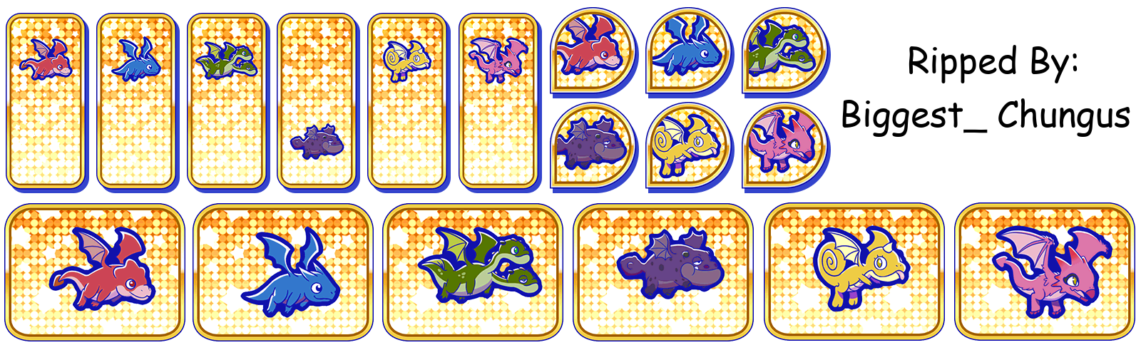 Osomatsu-san Hesokuri Wars: Battle of the NEETs - Set Icons (Baby Dragon)