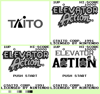 Elevator Action - Title Screen
