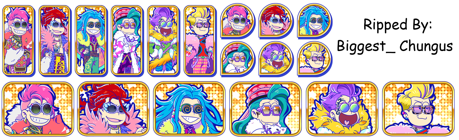 Osomatsu-san Hesokuri Wars: Battle of the NEETs - Set Icons (Sweet Villain)