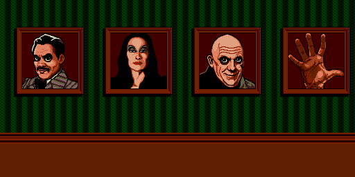 The Addams Family - Portrait Gallery (Scrolling)