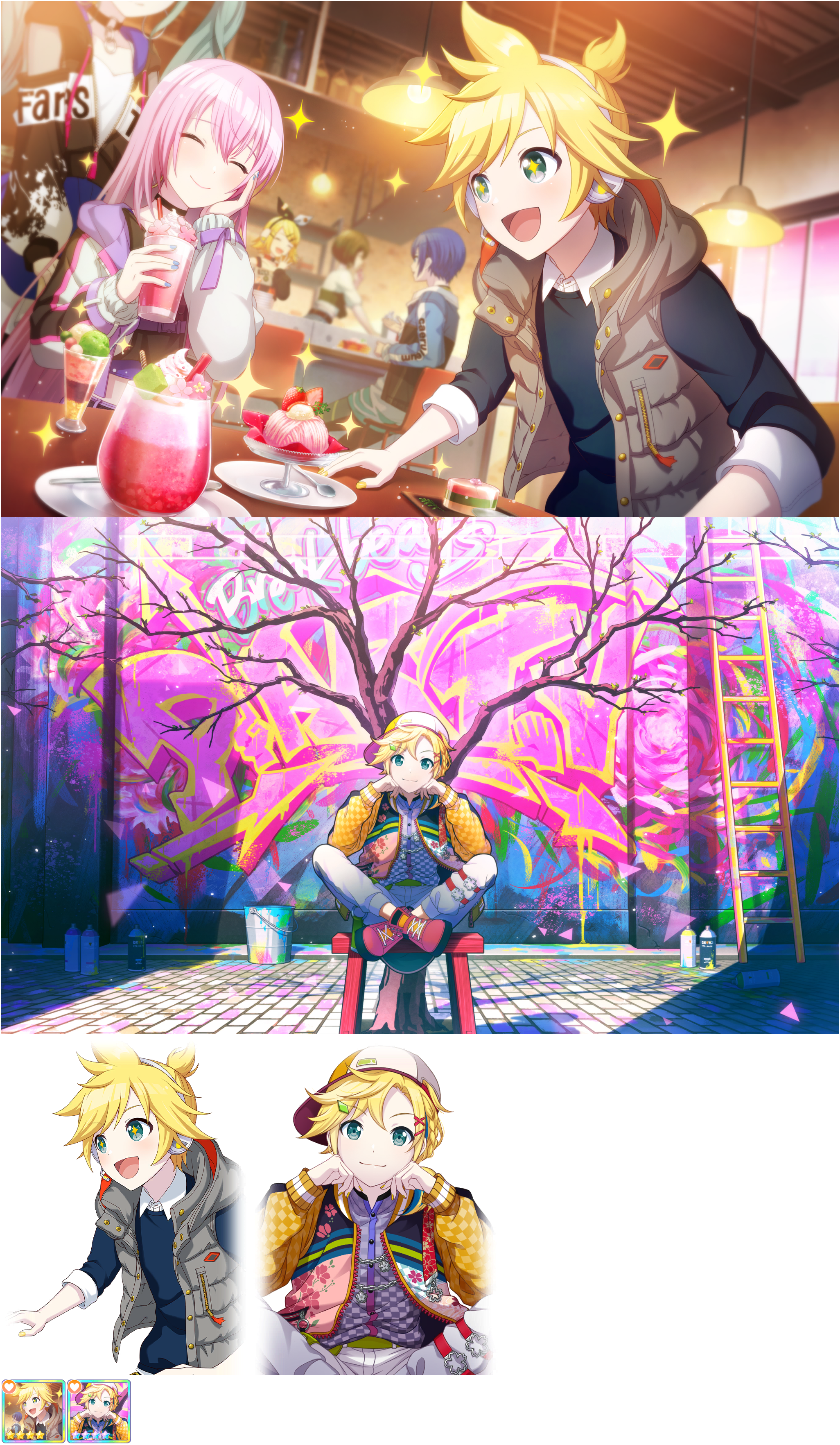 Surrounded by Spring-Colored Sweets