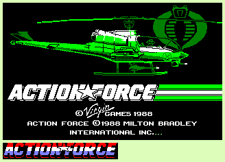 Action Force - Loading Screen & Title Logo