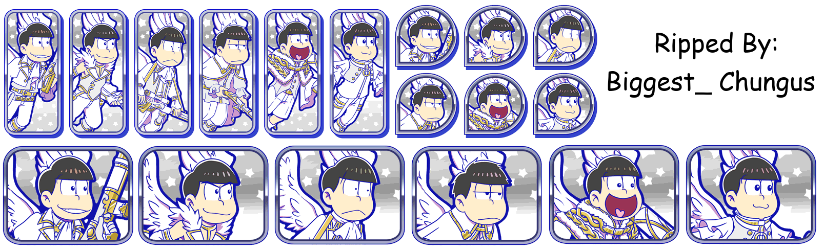 Osomatsu-san Hesokuri Wars: Battle of the NEETs - Set Icons (Angel)