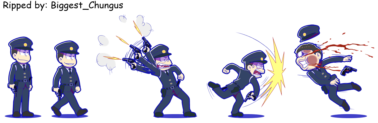 Osomatsu-san Hesokuri Wars: Battle of the NEETs - Osomatsu (Pachinko Police)