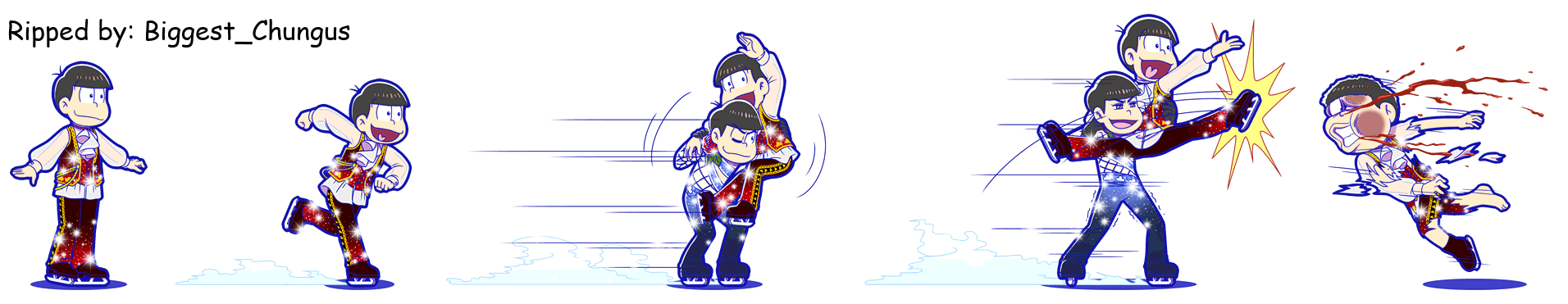 Osomatsu-san Hesokuri Wars: Battle of the NEETs - Osomatsu (Ice Skater)