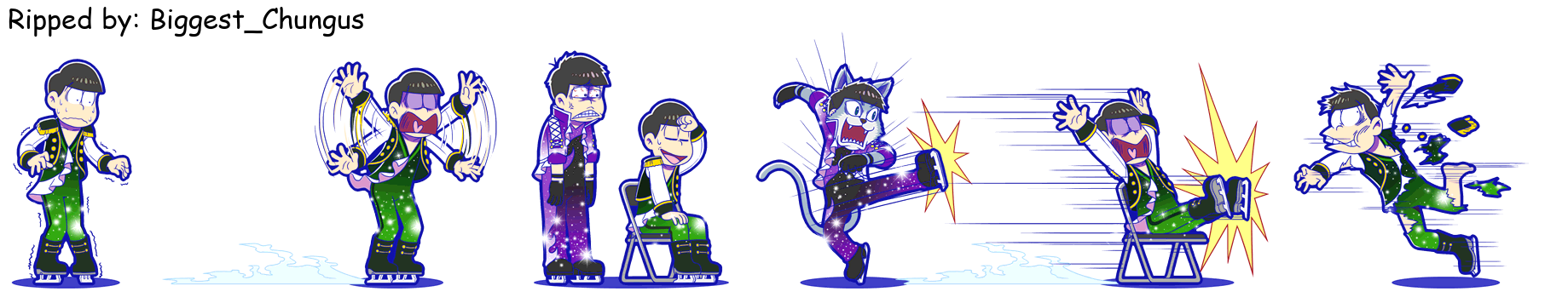 Osomatsu-san Hesokuri Wars: Battle of the NEETs - Choromatsu (Ice Skater)