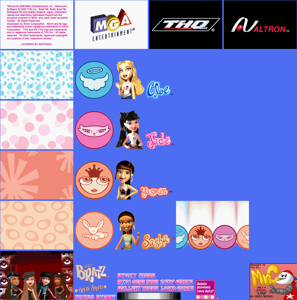 Bratz: Rock Angelz - Logos, Intro, and Title Screen