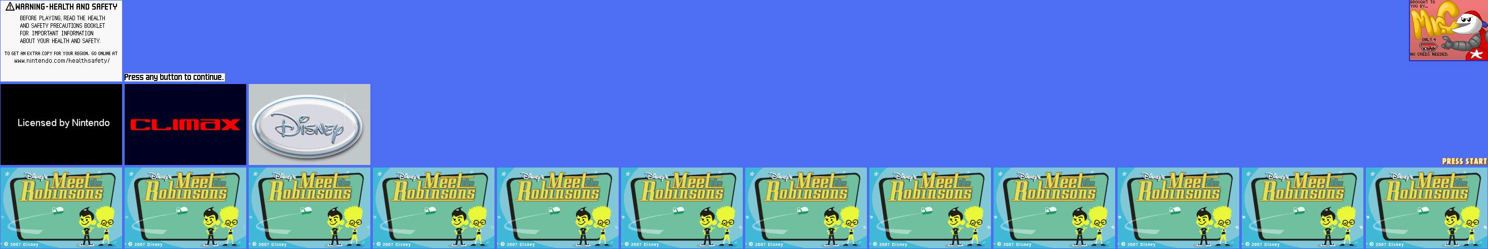 Meet the Robinsons - Logos & Title Screen