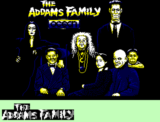 The Addams Family - Loading Screen & Title Logo
