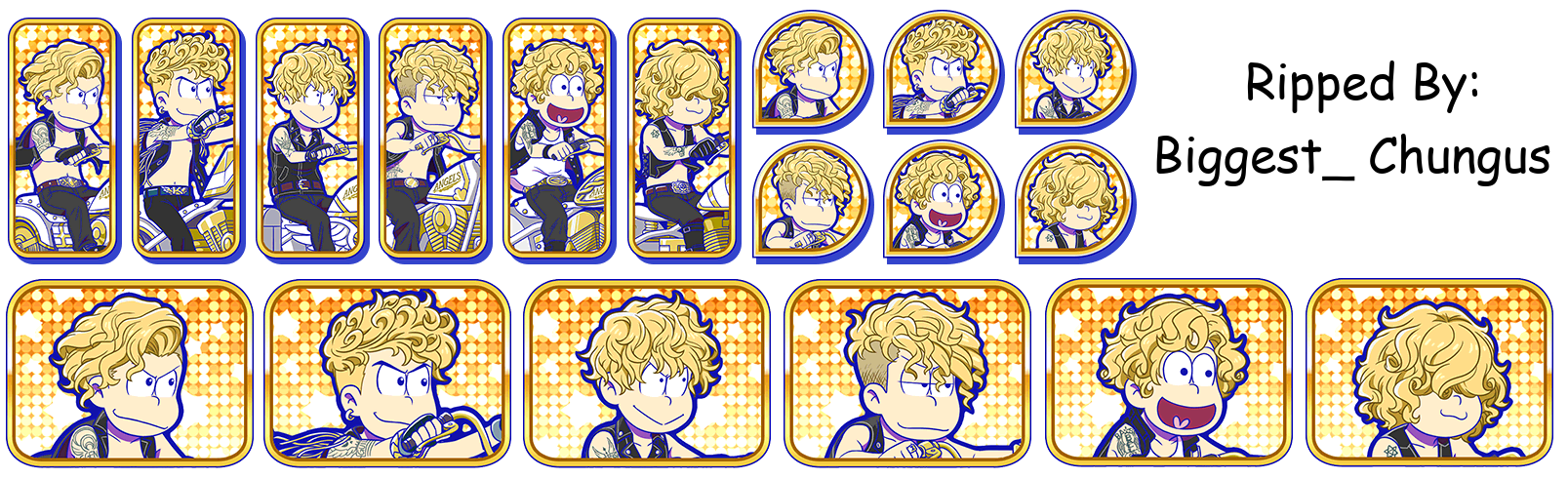 Osomatsu-san Hesokuri Wars: Battle of the NEETs - Set Icons (Angel Biker)