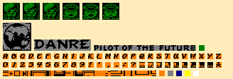 Dan Dare: Pilot of the Future - HUD and Font