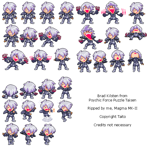 Psychic Force Puzzle Taisen - Brad Kilsten